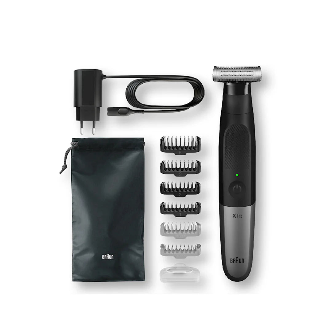 Braun Shaver XT5200, Wet & Dry Shaver, All-in-one tool